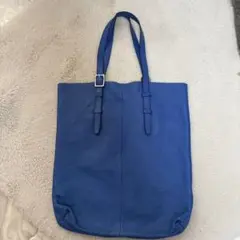 GAP レザートートバッグ ブルー