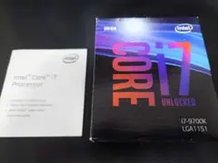 Intel Core i7-9700K CPU 動作確認済み