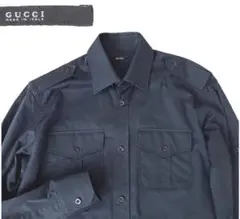 GUCCI グッチ ドレスシャツ エポレット イタリア製