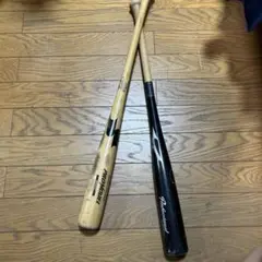 軟式用木製バット　2本　坂本勇人モデル、筒香嘉智モデル