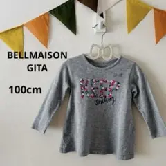 〈キッズ 100〉BELLMAISON / GITA 長袖カットソー 九分袖