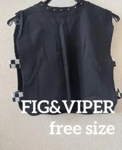 FIG&VIPER フィグアンドバイパー　ショートトップス　Y2K トレンド