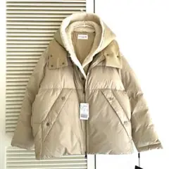 【PELLESSIMO/ペレッシモ 】2Way Down JACKET ベージュ