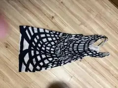 Theory 幾何学模様 ノースリーブワンピース サイズ0