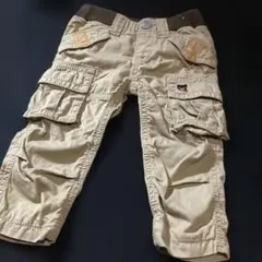 ミキハウス　80cm ベージュ　ズボン　パンツ　長ズボン　ダブルビー