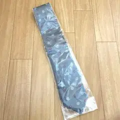 【新品タグ付】ナノユニバース シルク100％ 花柄ネクタイ グレー 上品 フリー