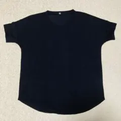 ユニクロ UNIQLO Tシャツ カットソー 半袖 ブラック 黒