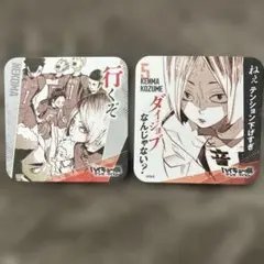 ハイキュー展　ゲンガ×タイカン コースター　音駒　狐爪他