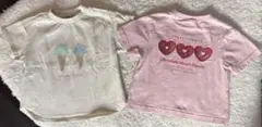 mirror bae／apreslescours Tシャツ　2枚セット　80