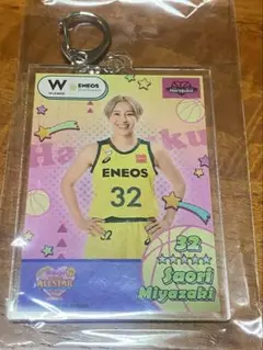 Wリーグ Wコレカード型 アクリルキーホルダー エネオスサンフラワーズ宮崎早織
