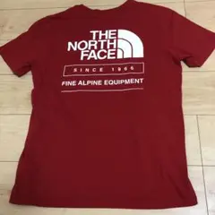 THE NORTH FACE Tシャツ レッド　Mサイズ　ノースフェイス