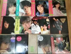 【バラ売り同梱不可☆特典カレンダー他】中森明菜LPレコード13枚セット+EP3枚