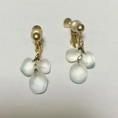 イヤリング　ガラス　ハンドメイド　アクセサリー作家