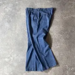 HAGGAR W38 L29 デニムスラックス 2タック デニムパンツ