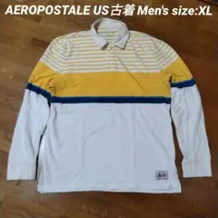 エアロポステール 長袖 ポロシャツ Men's :XL USA輸入古着 US古着