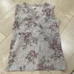 A.R.W. 花柄レース ノースリーブトップス
