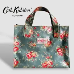 【Cath Kidston】キャスキッドソン フラワープリント トートバッグ花柄