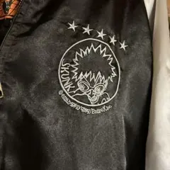 値下げ　ミスチバス　サテン　スタジャン ブルゾン　美品
