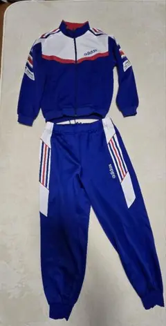 adidas ジャージ 青 160