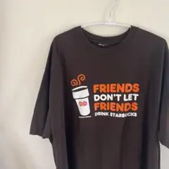 00s アメリカ古着 企業物 ダンキンドーナツ ヴィンテージTシャツ L〜XL
