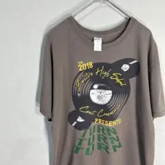 レコード ターンテーブル tシャツ 音楽 tee y2k OLD 90s