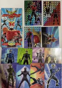 仮面ライダークウガ ソーセージ クウガアクションカード 12枚セット箱付き