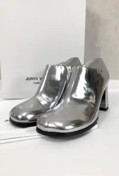 箱付 JUNYA WATANABE ジュンヤワタナベ ラウンドブーティ シルバー