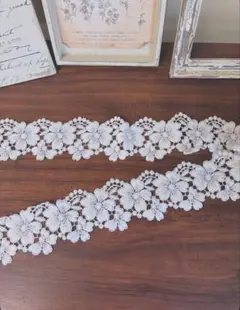 さくら柄ホワイトレース ❀