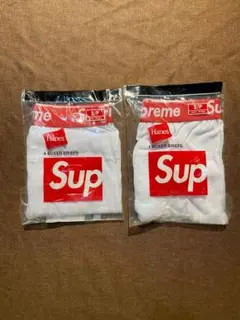 【新品未開封】SUPREME ボクサーパンツ Sサイズ 白　2枚