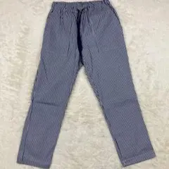 メルローズクレール ストライプ ウエストゴム パンツ M カジュアル 25-41