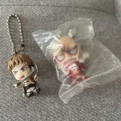 【未使用】進撃の巨人キーホルダーセット