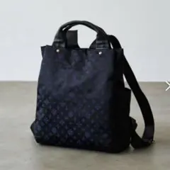 人気商品！ラシット　2ハンドルリュック　トートバッグ　ネイビー　2way