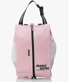 新品 PEARLY GATES パーリーゲイツ シューズケース ペールピンク