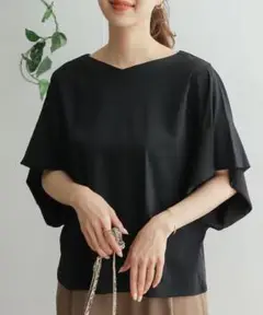 極美品✨　ブラック❤️　アーバンリサーチドアーズ　変形スリーブプルオーバー