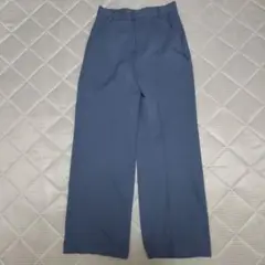 GRL ブルーワイドパンツ ベルトループ付き