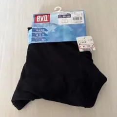 B.V.D. ブラック ボクサーパンツ 前開きLL黒メッシュ編み