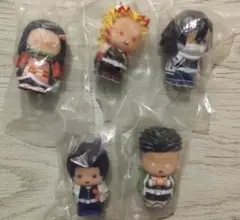 鬼滅の刃 とれーでぃんぐゆびにんぎょう 5個まとめ売り