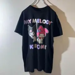 T-69 サンリオ My Melody Kuromi Tシャツ ブラックM相当
