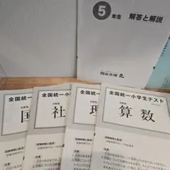 全国統一小学生テスト　5年生