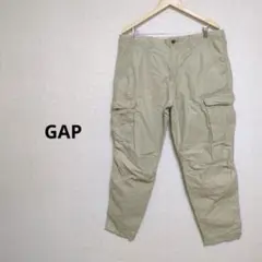 GAP ギャップ カーゴパンツ メンズ スリム ベージュ 【36×32】