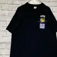 USA製90sヴィンテージTシャツ！シングルステッチ　ブラック半袖古着L724