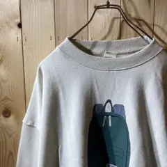 SS810 OUTDOOR プリント 刺繍 トレーナー レディース LL