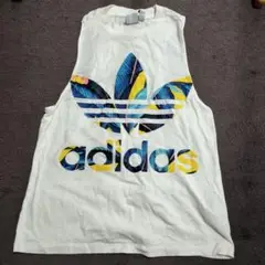adidas タンクトップ ホワイト