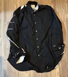 ブルーナボイン ノンフィニートシャツ 4486A ブラック　XL