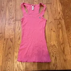 Abercrombie ピンクタンクトップ S
