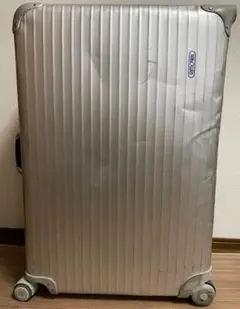 RIMOWA TOPAS プルタブ 青ロゴ シルバー 4輪 104L ビンテージ