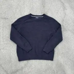 LAND'S END ネイビー Lサイズ セーター ヴィンテージ 00s