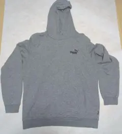 PUMA グレー フード付きパーカー