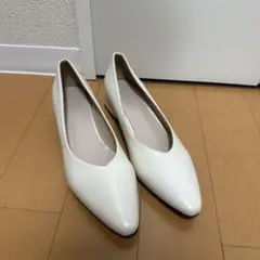 CHAAKAN standard 24cm ホワイト　パンプス