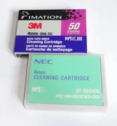 未使用　DDS　4mm　クリーニングカセットテープ　2個
